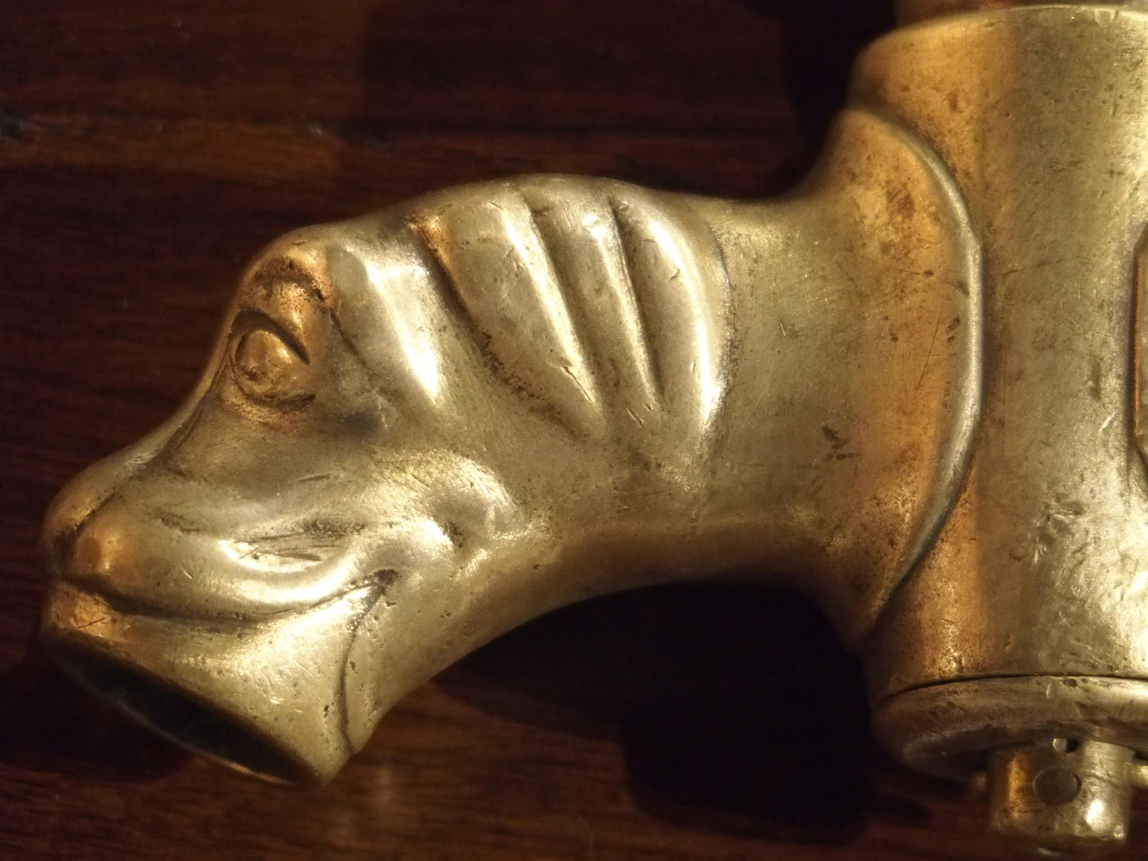 Antique French Bronze Spout, 19th Century In Good Condition In Dallas, TX