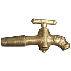 Used French Bronze Spout, 19th Century