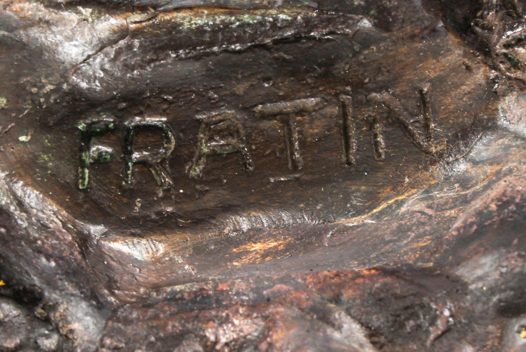 Sculpture française ancienne de cerf en bronze Christopher Fratin:: 19ème siècle 4