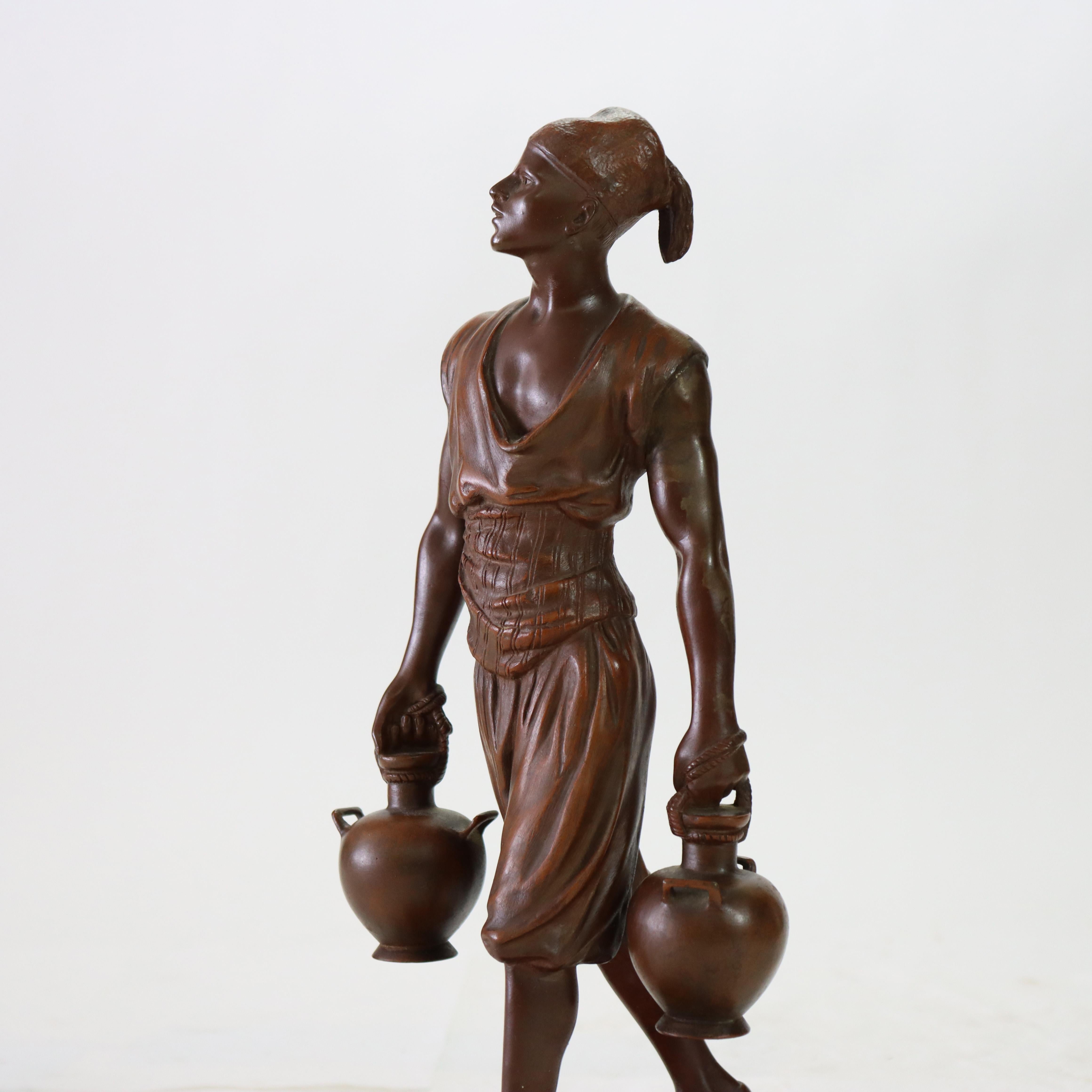 Statua antica in bronzo francese 