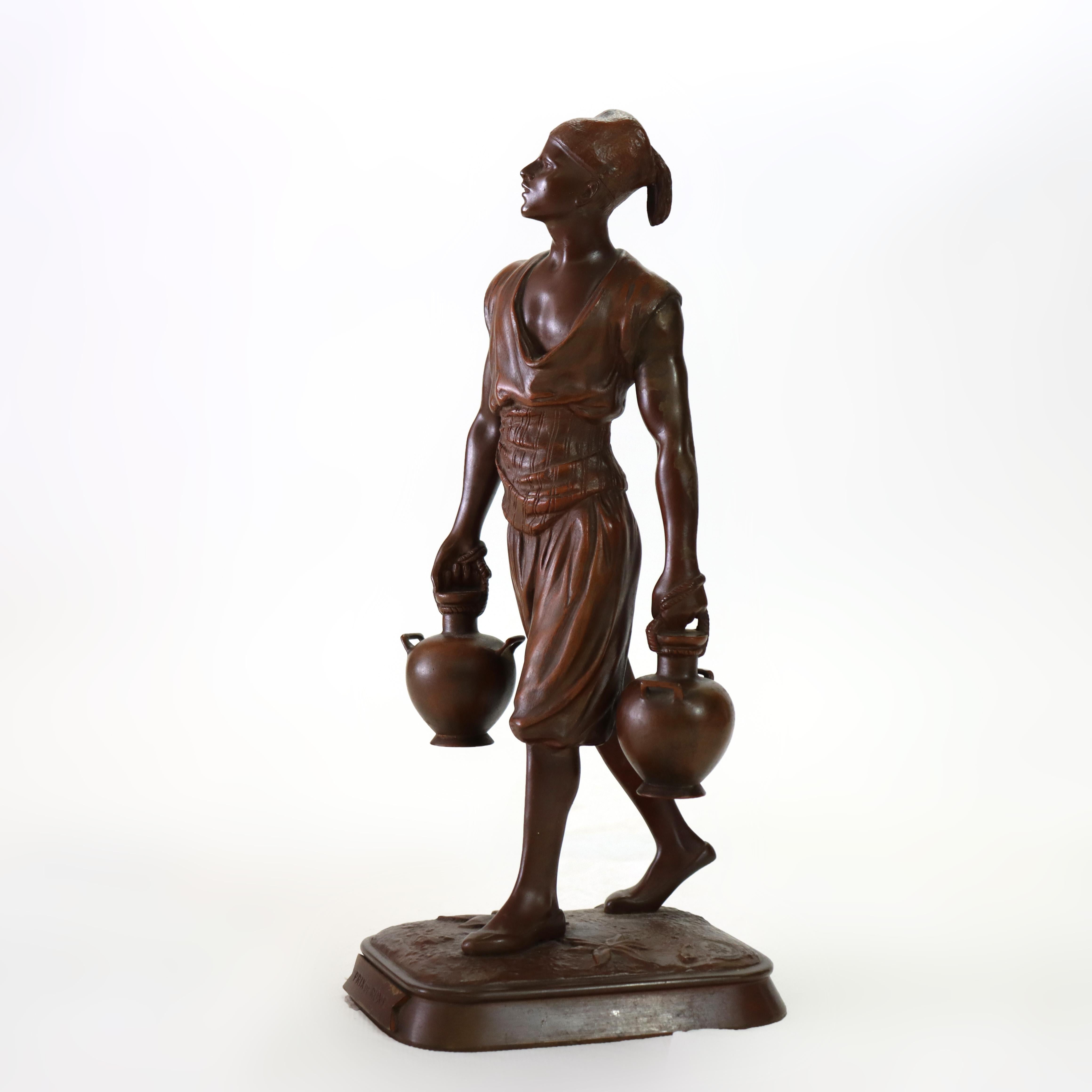 Statua antica in bronzo francese 