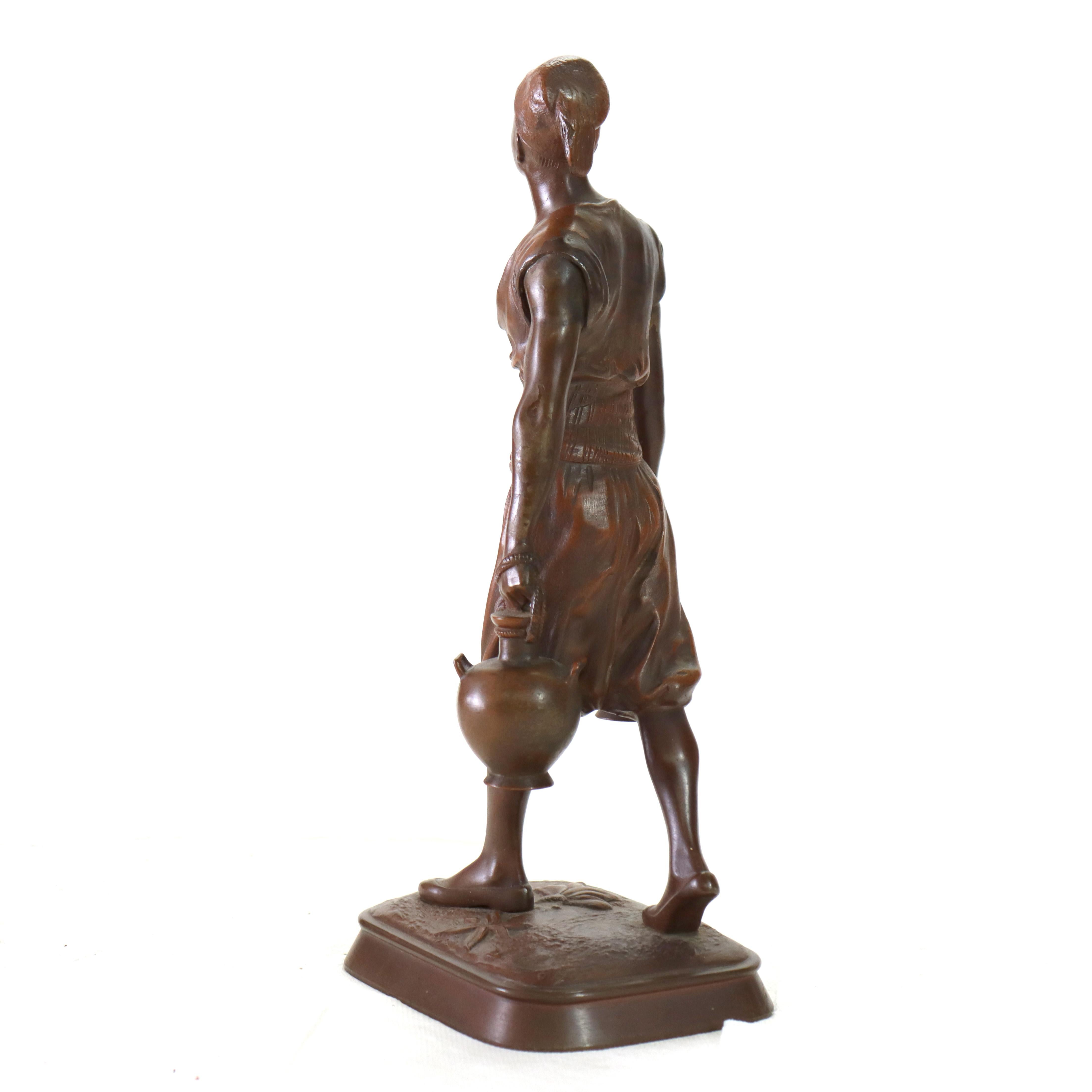 Statua antica in bronzo francese 
