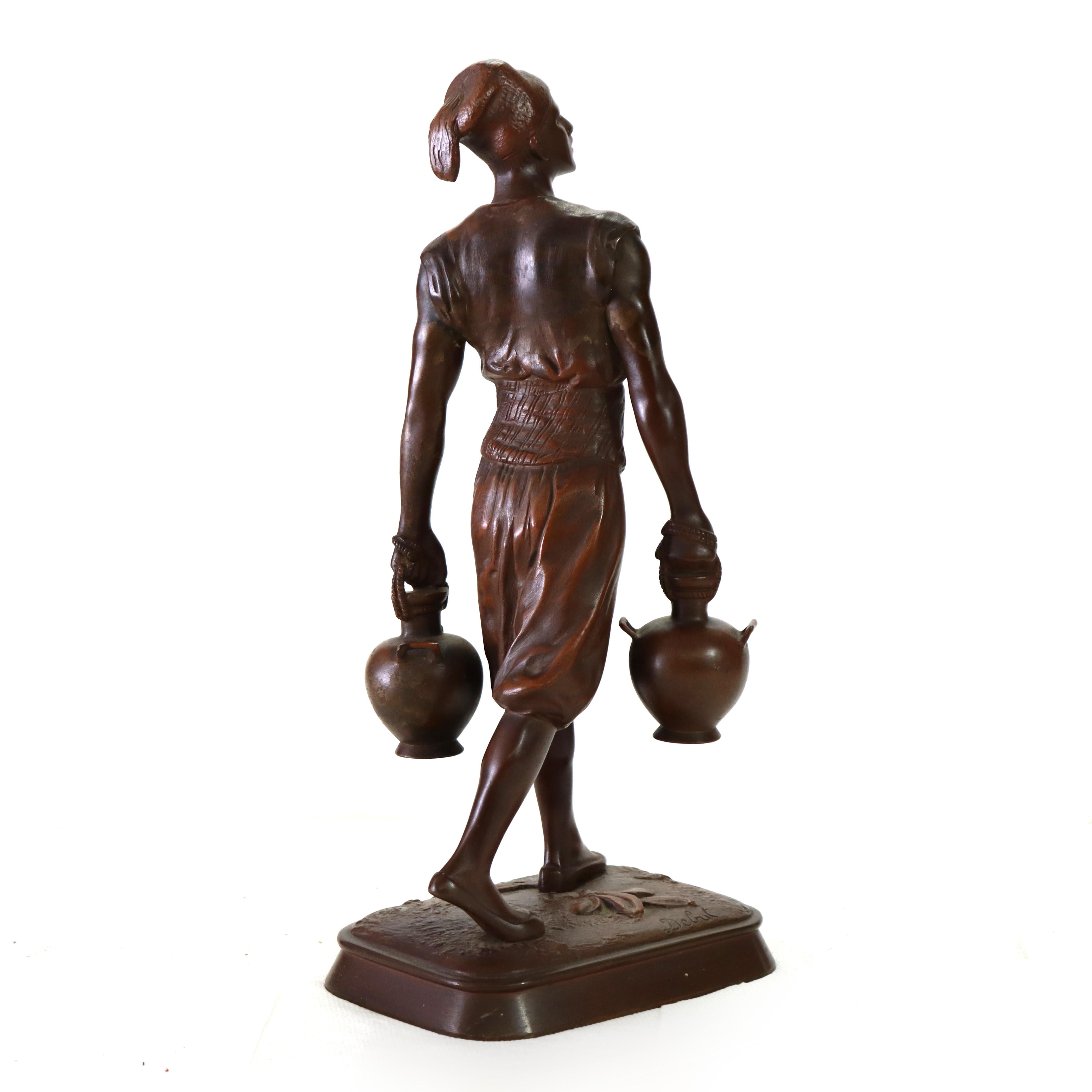 Statua antica in bronzo francese 
