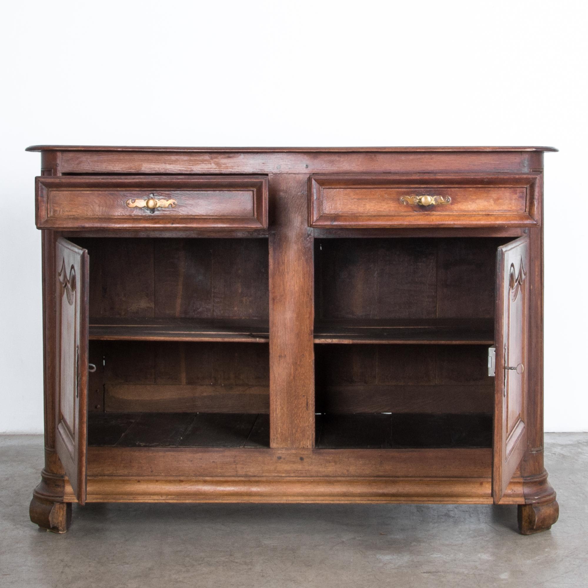 French Provincial Antique French Buffet Cabinet