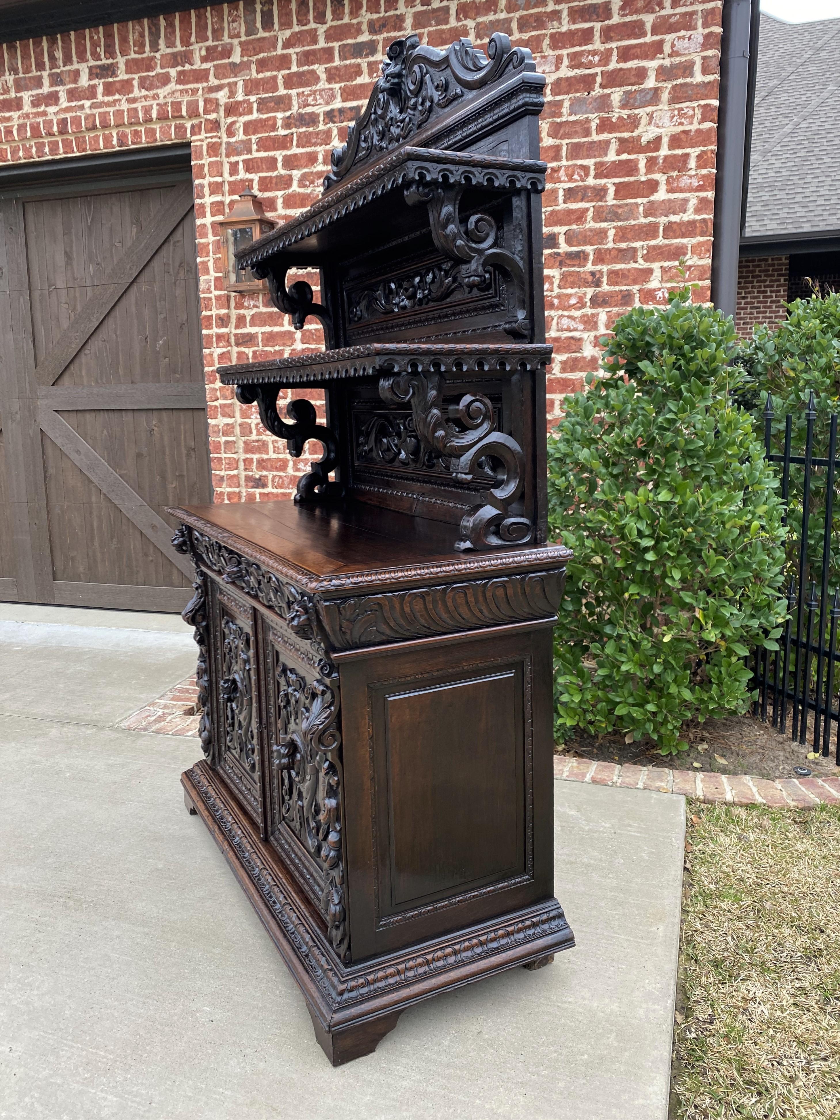 antique server cabinet