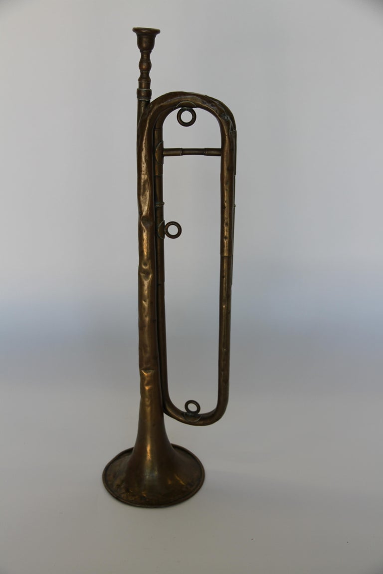 Antique French Bugle Made for France's Military For Sale at 1stDibs