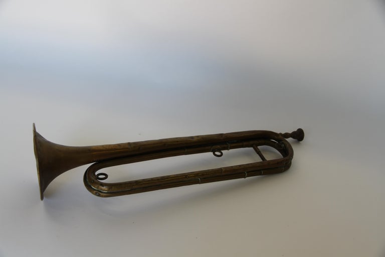 Antique French Bugle Made for France's Military For Sale at 1stDibs