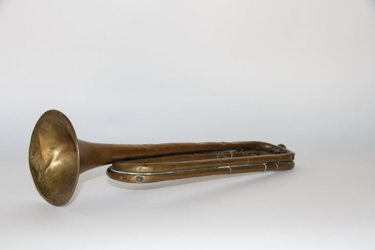 Antique French Bugle Made for France's Military For Sale at 1stDibs