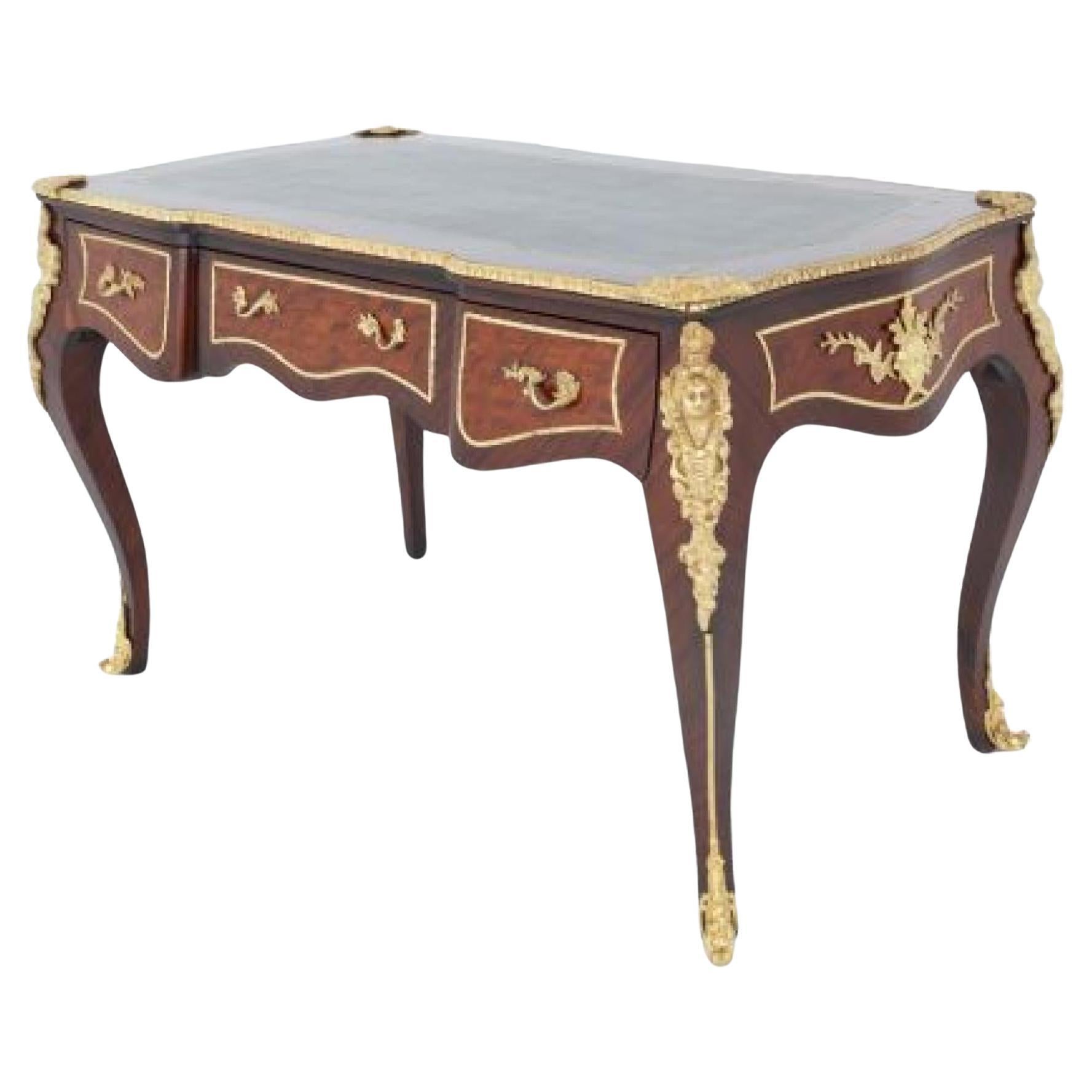 Antique French Bureau Plat Desk For Sale