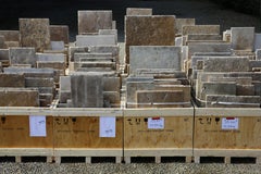 Antique French Burgundy Limestone Floorings - Reclaimed Dalles de Bourgogne