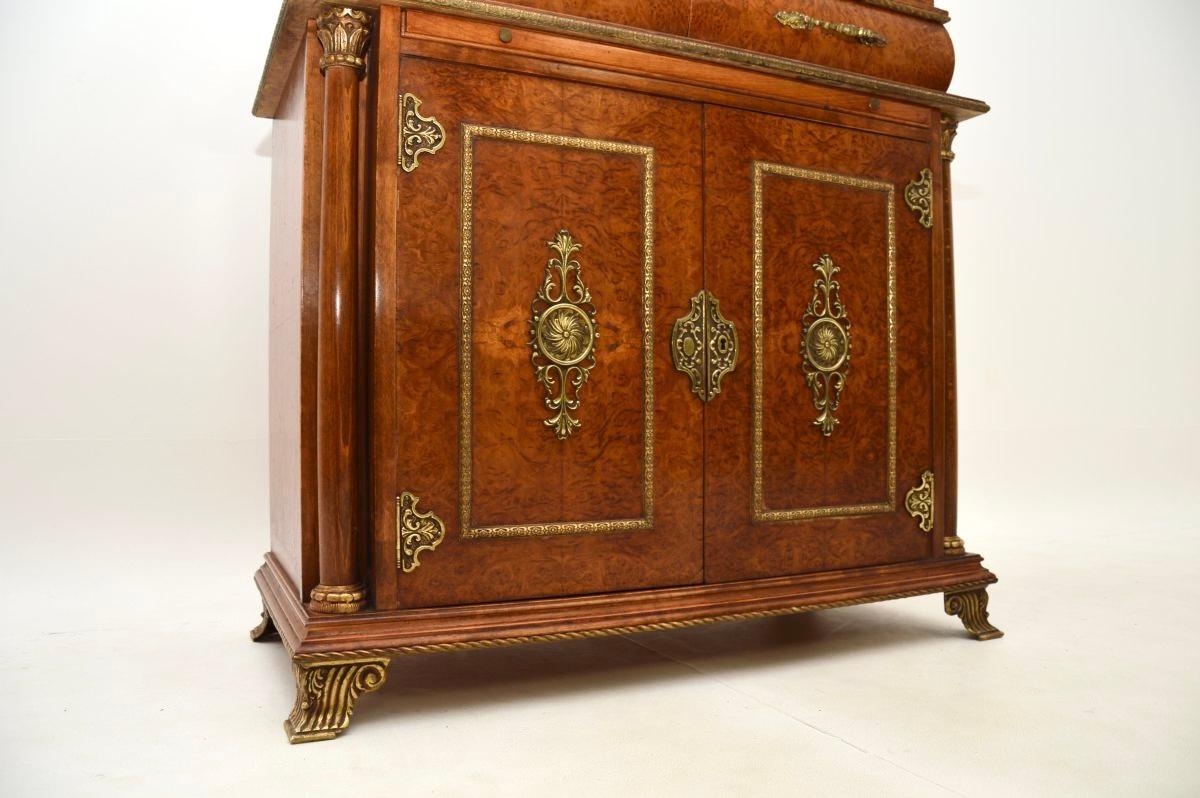 Antique French Burr Walnut Drinks Cabinet 7