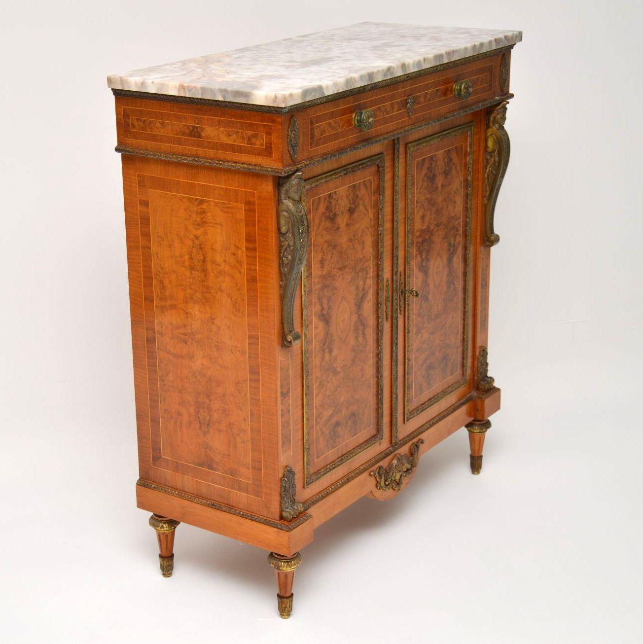 marble top cabinet antique