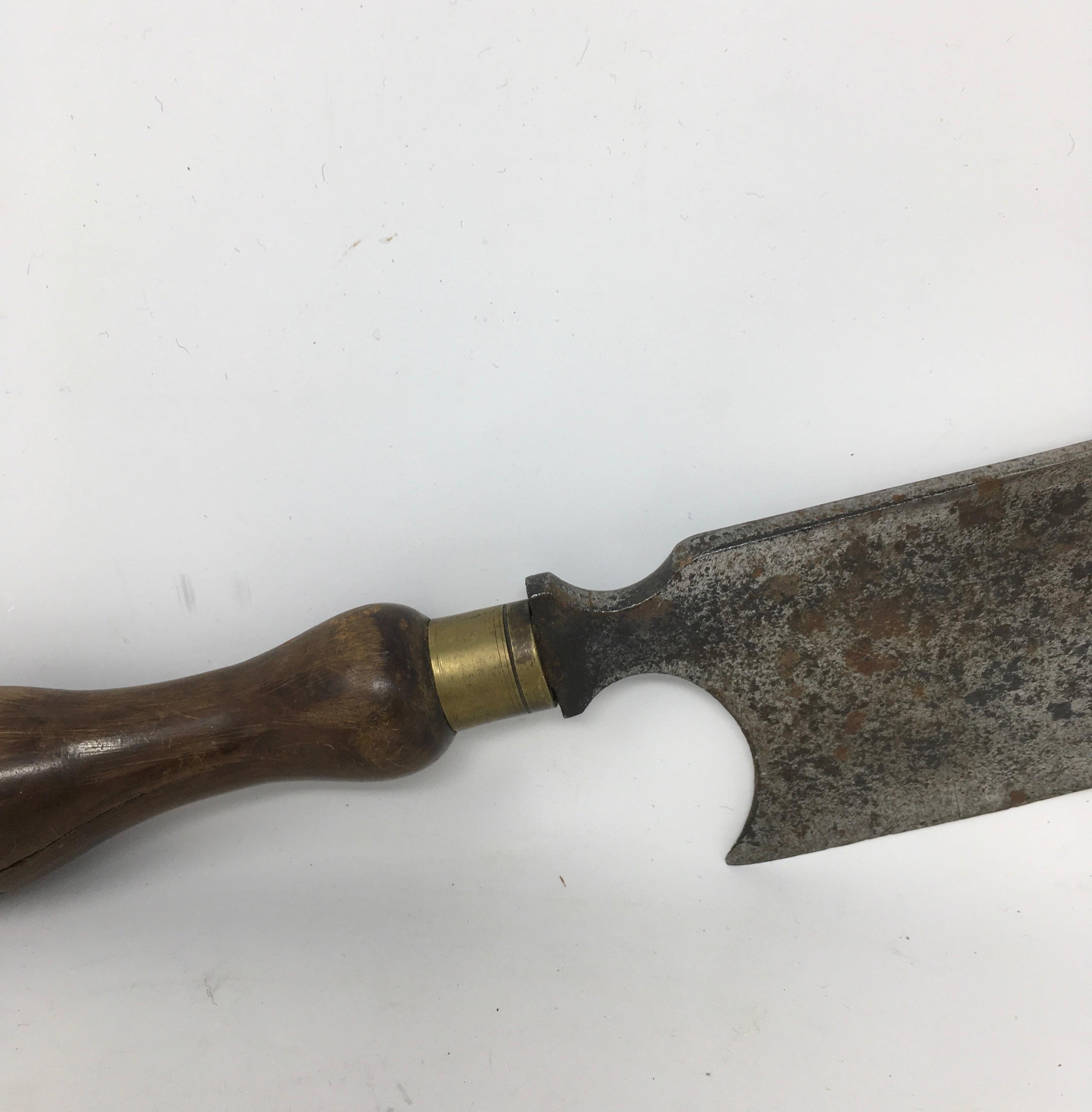 19th Century Antique French Butcher Cleaver