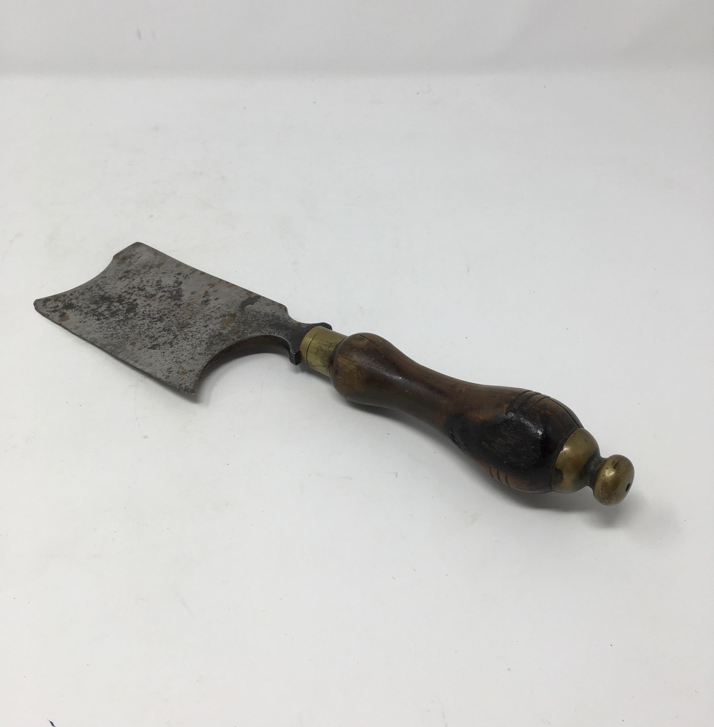 Antique French Butcher Cleaver 1