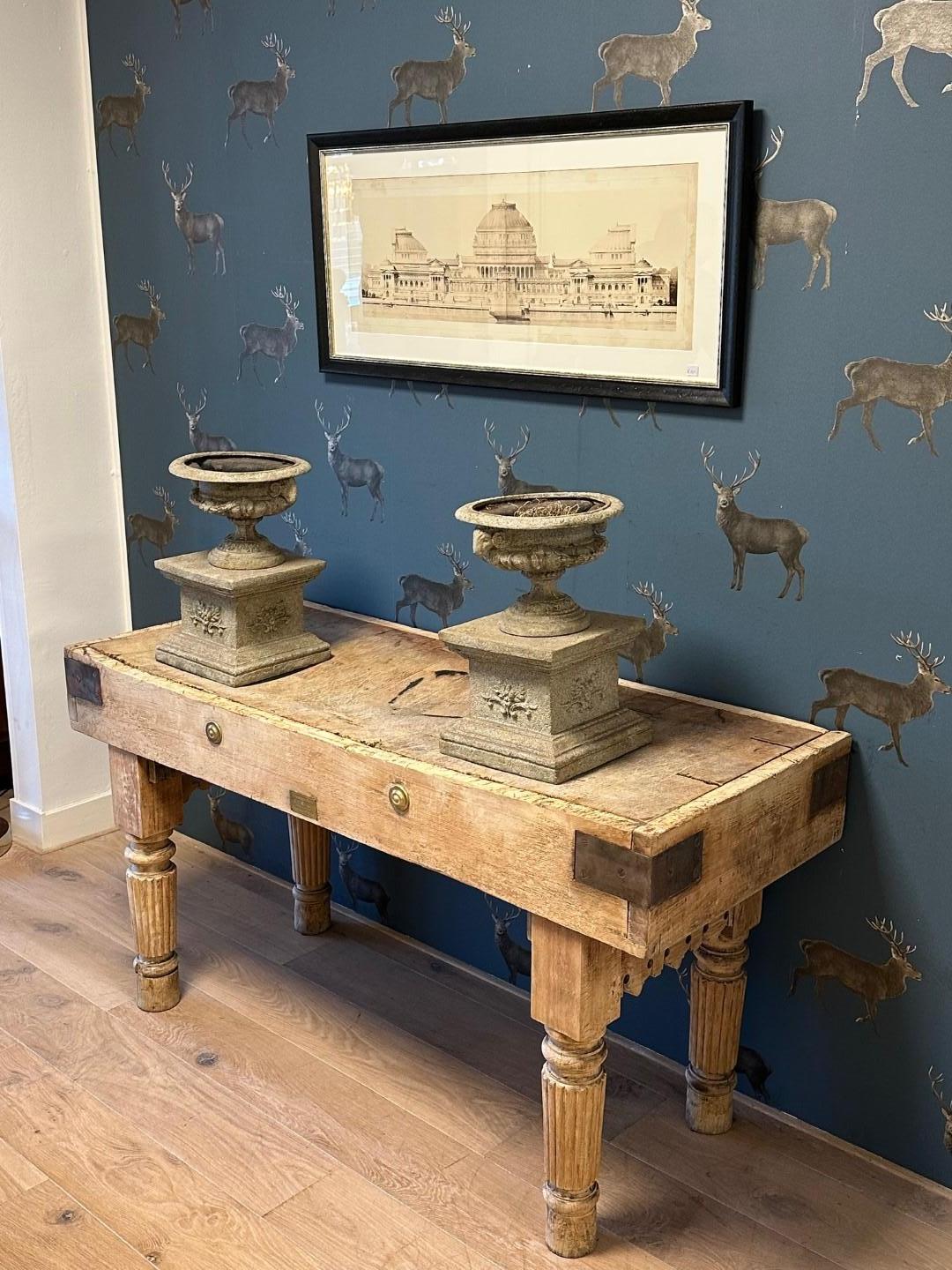 Mesa de carnicero Antique French en venta 3