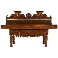 Tavolo da macellaio Antique French