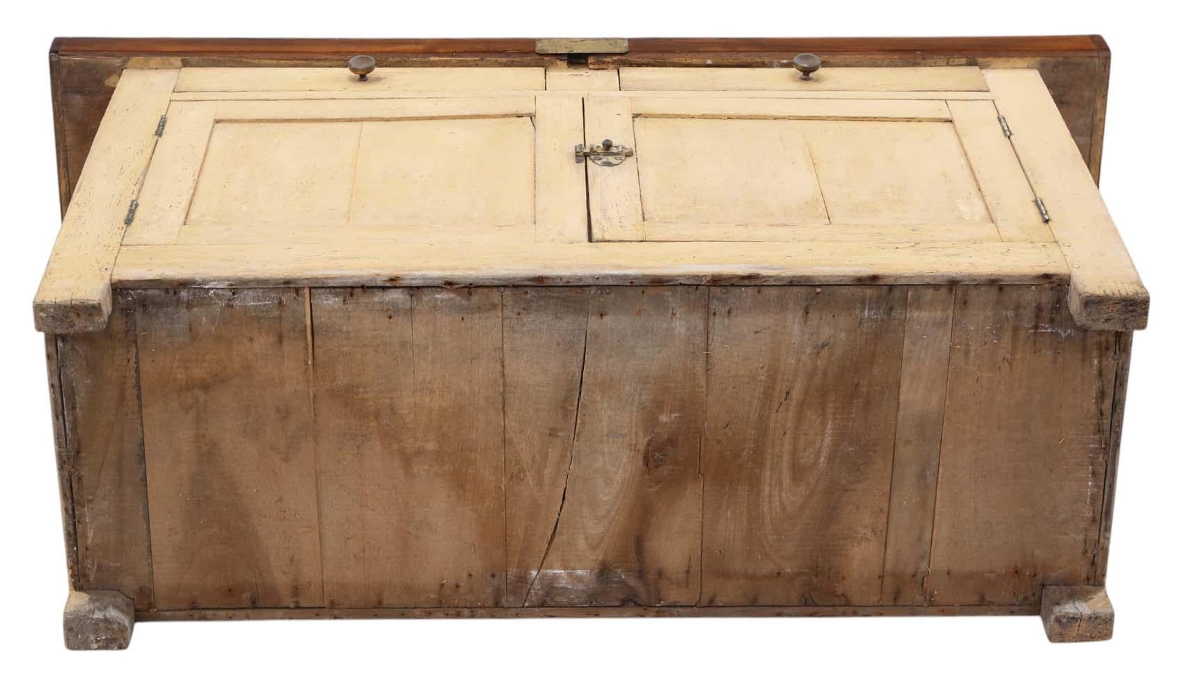 Antique French Block Cupboard Tavolo da cucina - Alta qualità in vendita 5
