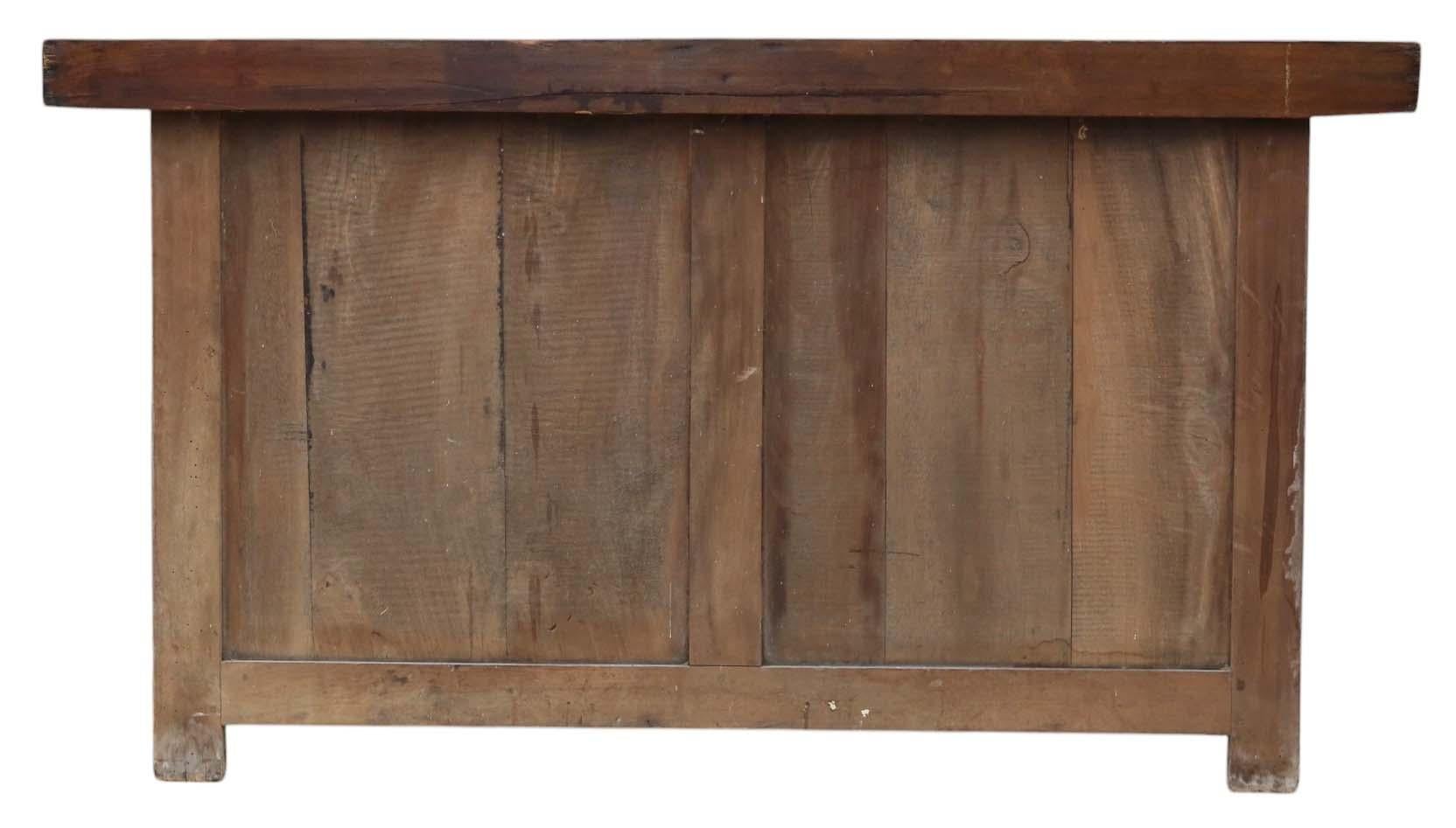 Antique French Block Cupboard Tavolo da cucina - Alta qualità in vendita 4