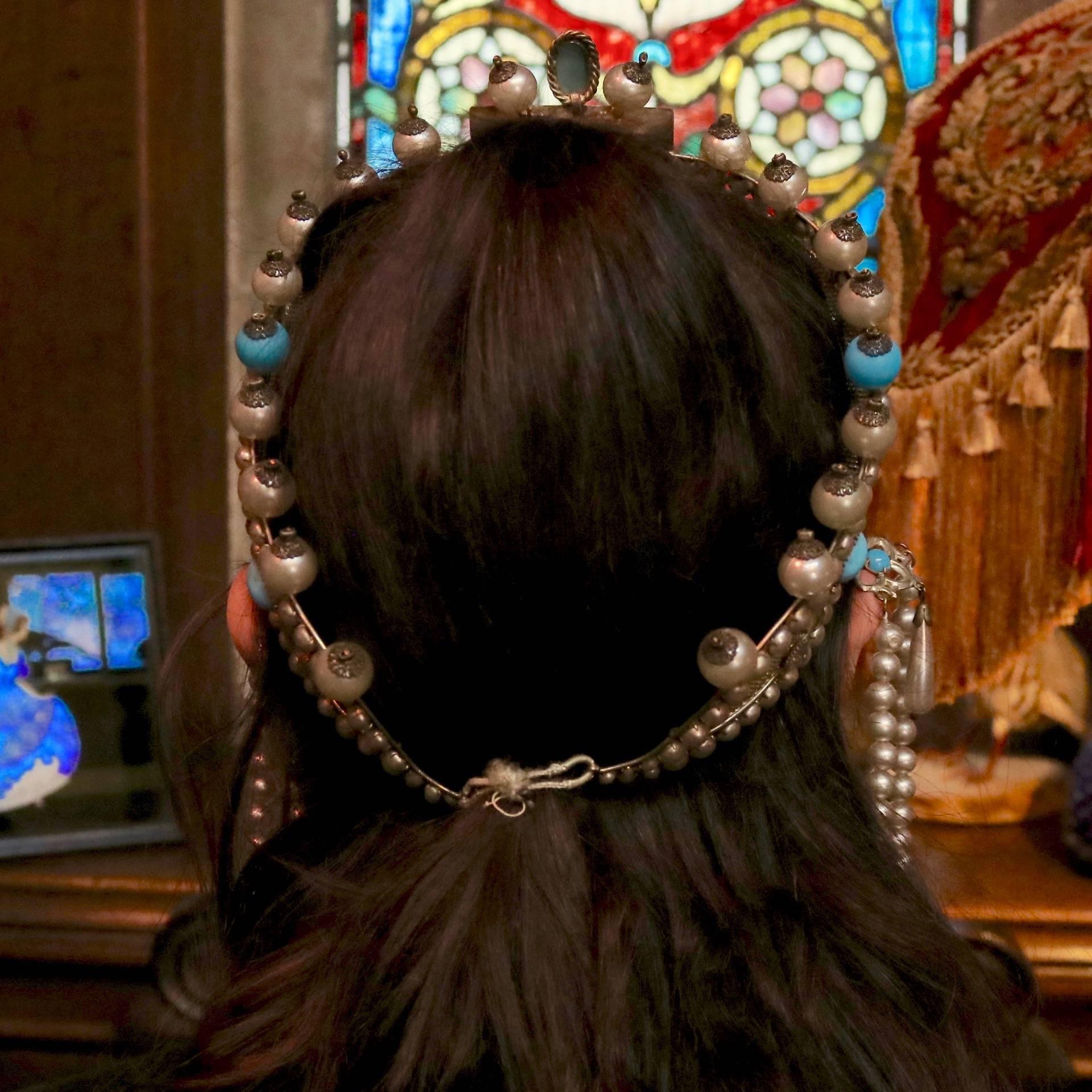 Antique French Byzantine Empress Crown For Sale 2