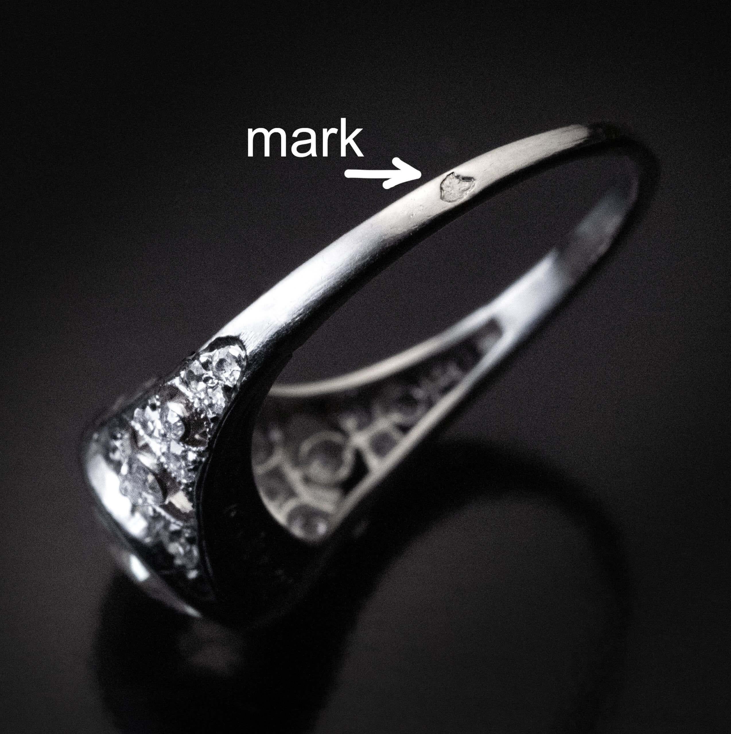 Antique French c. 2.55 Ct Diamond Platinum Engagement Ring 1910s In Excellent Condition For Sale In Chicago, IL