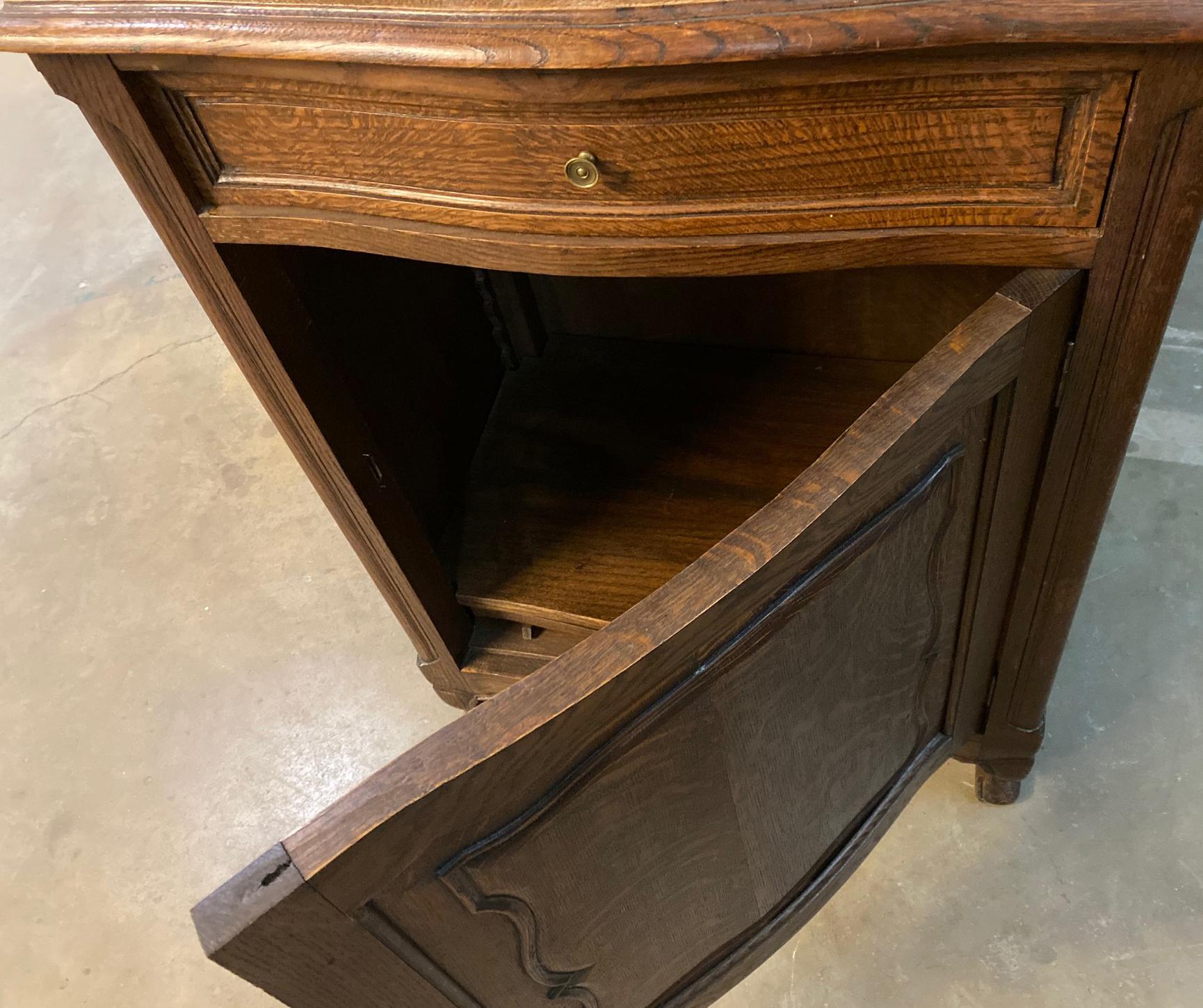 Wood Antique French Cabinet