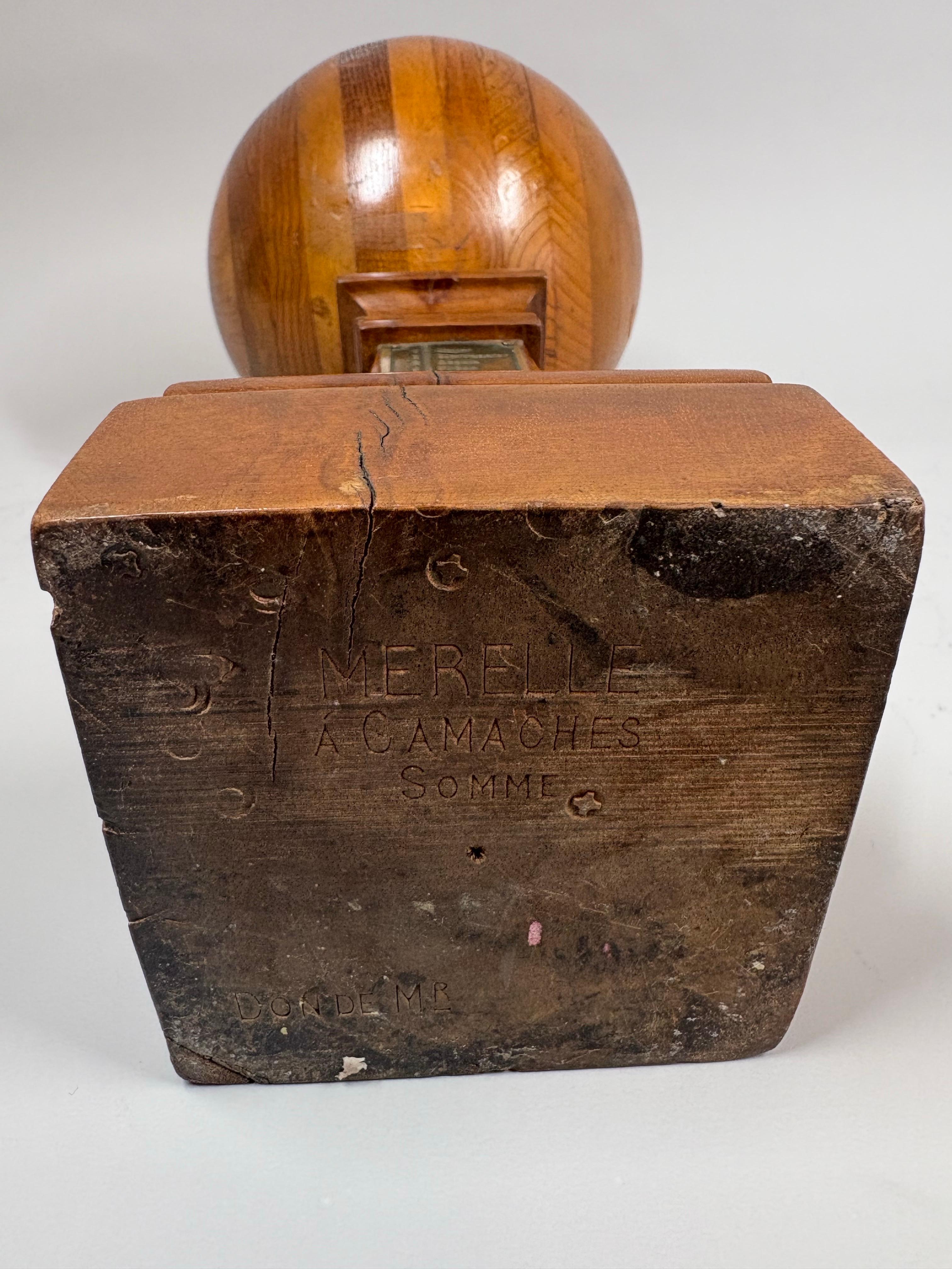 Antique French Cabinet maker wood sampler / display en vente 6