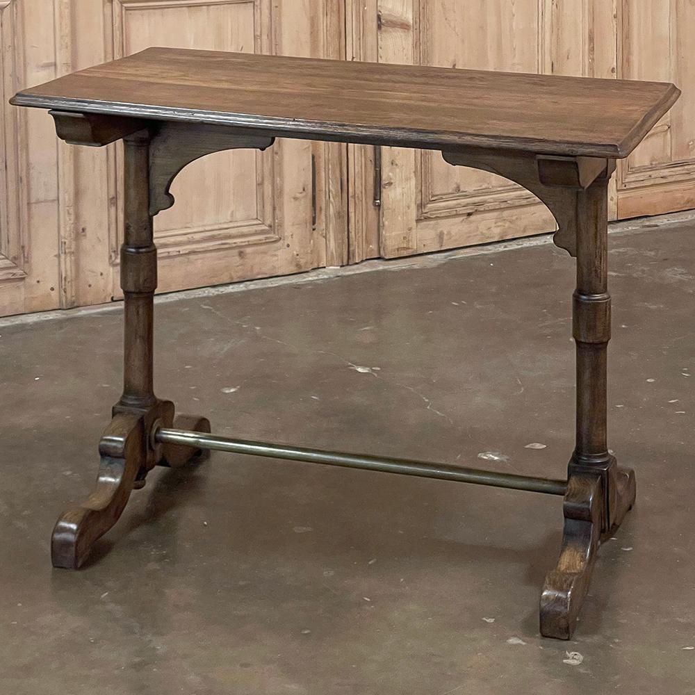 Hand-Crafted Antique French Cafe Table For Sale