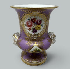 Antique French Campana Porcelain Urn Vase Centerpiece Samson Sevres Still Life
