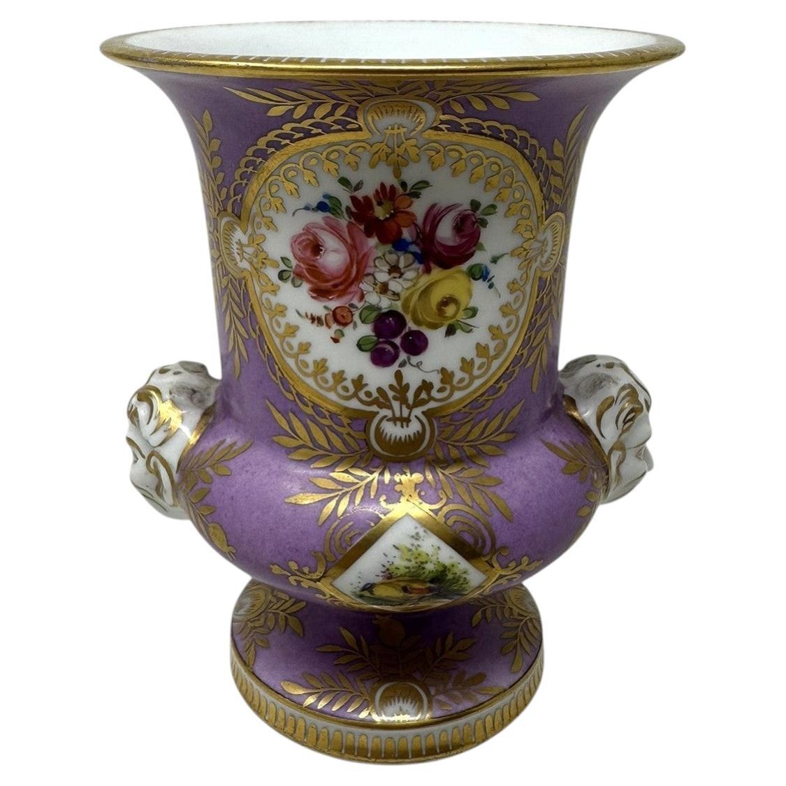 Antique French Campana Porcelain Urn Vase Centerpiece Samson Sevres Still Life