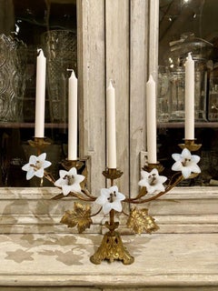 Antiker französischer Kandelaber oder Alter Ornament, um 1890-Bootsform