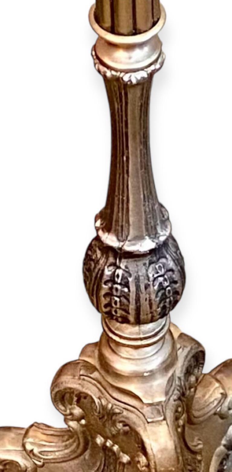 Lampe à bougie française ancienne standard en vente 4