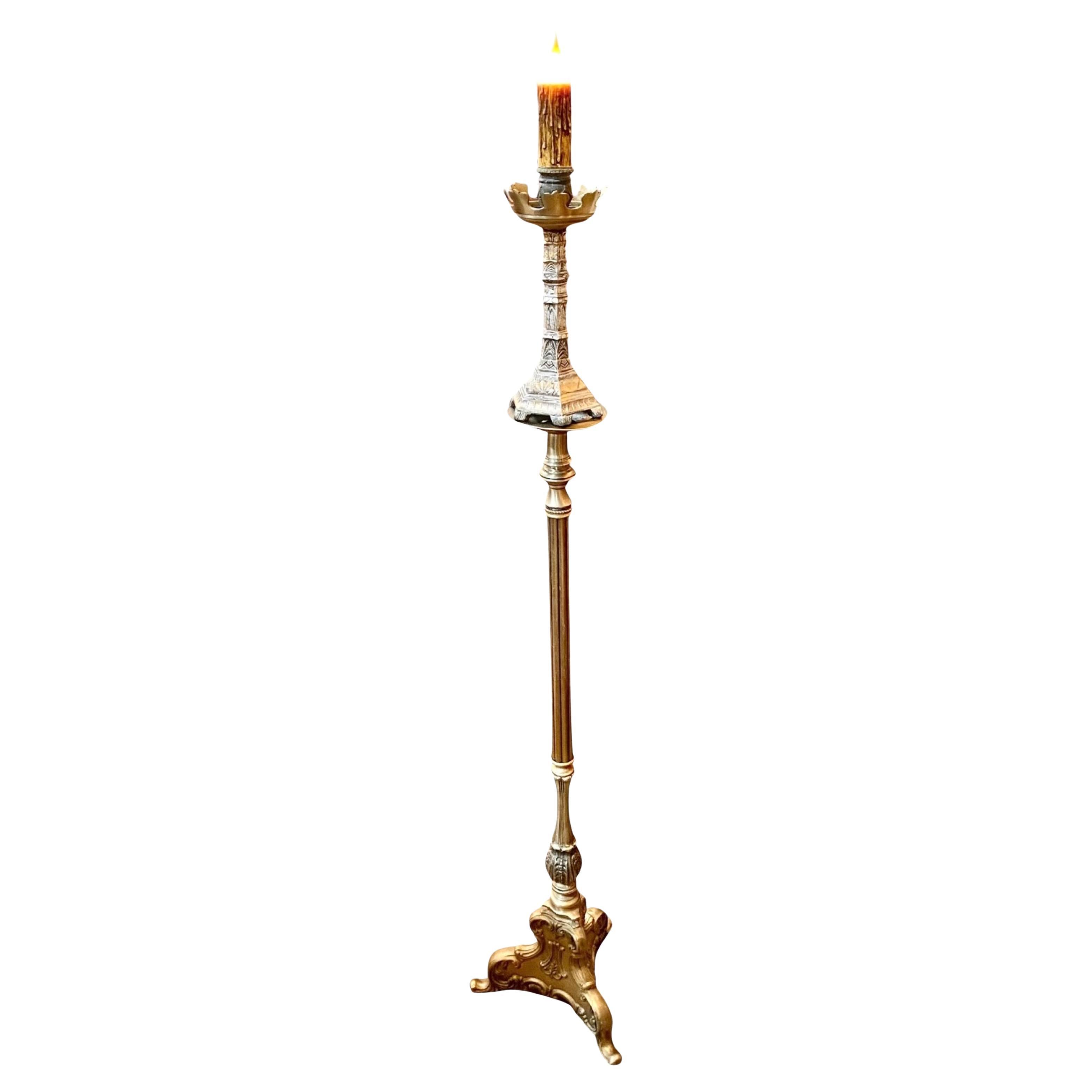 Antike französische Kerzenlampe, Standard