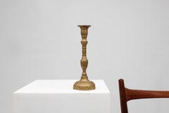 Antique French candlestick in bronze, ca. 1890