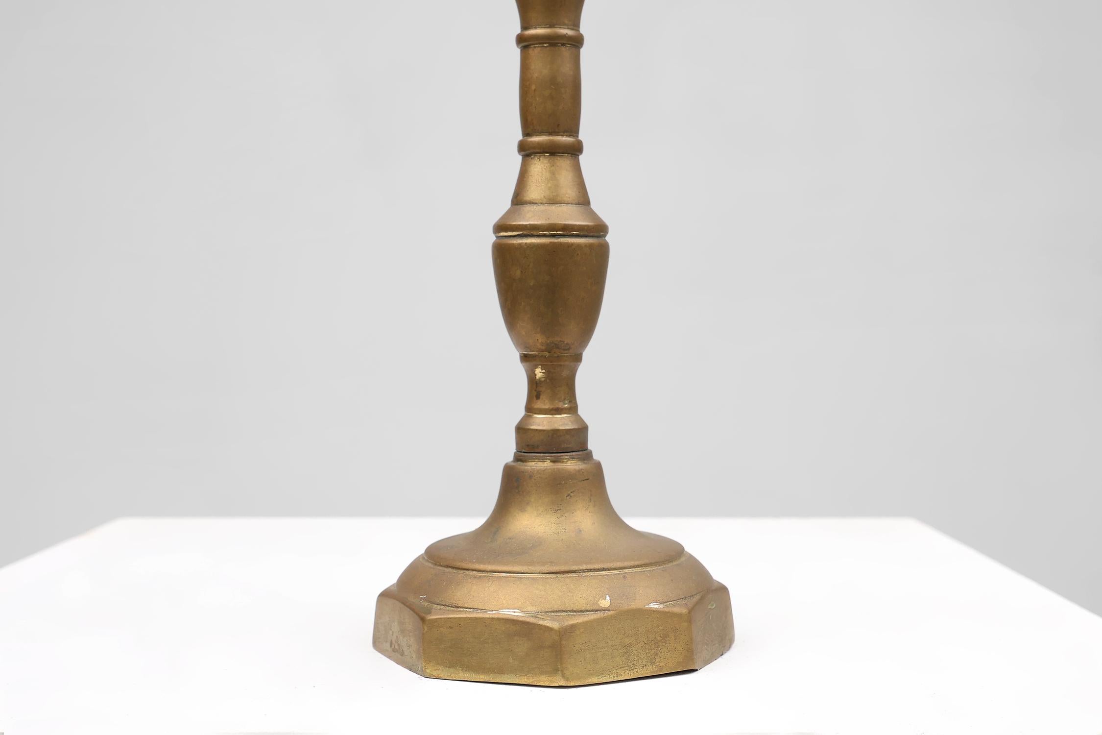Antique French candlestick in bronze, ca. 1890 For Sale 1