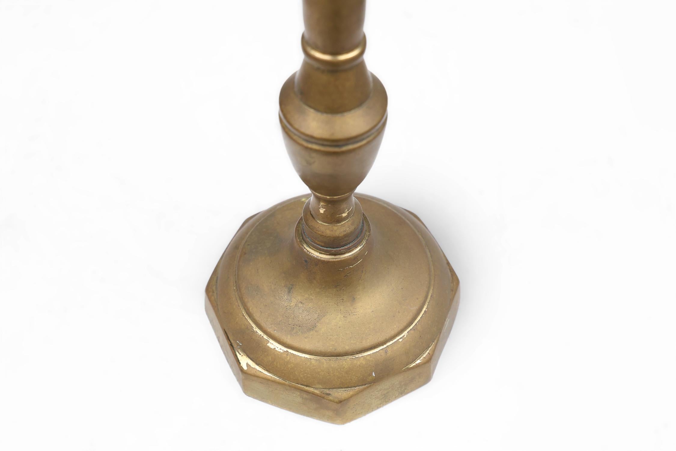 Antique French candlestick in bronze, ca. 1890 For Sale 2