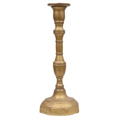 Antique French candlestick in bronze, ca. 1890