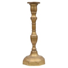 Antique French candlestick in bronze, ca. 1890
