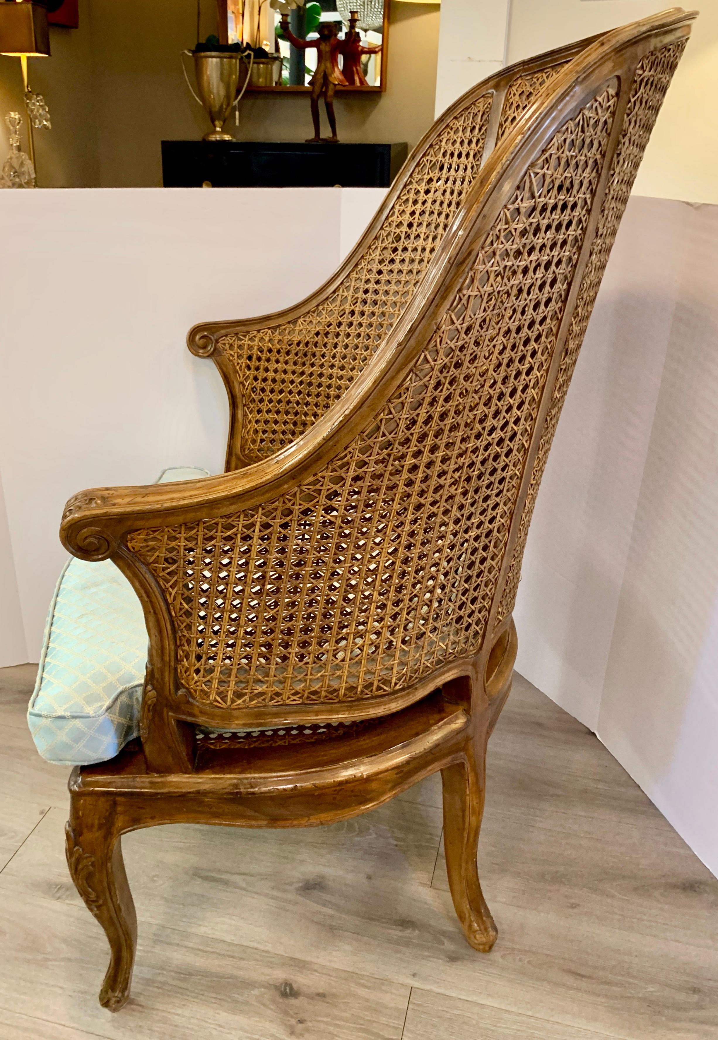 antique cane chair