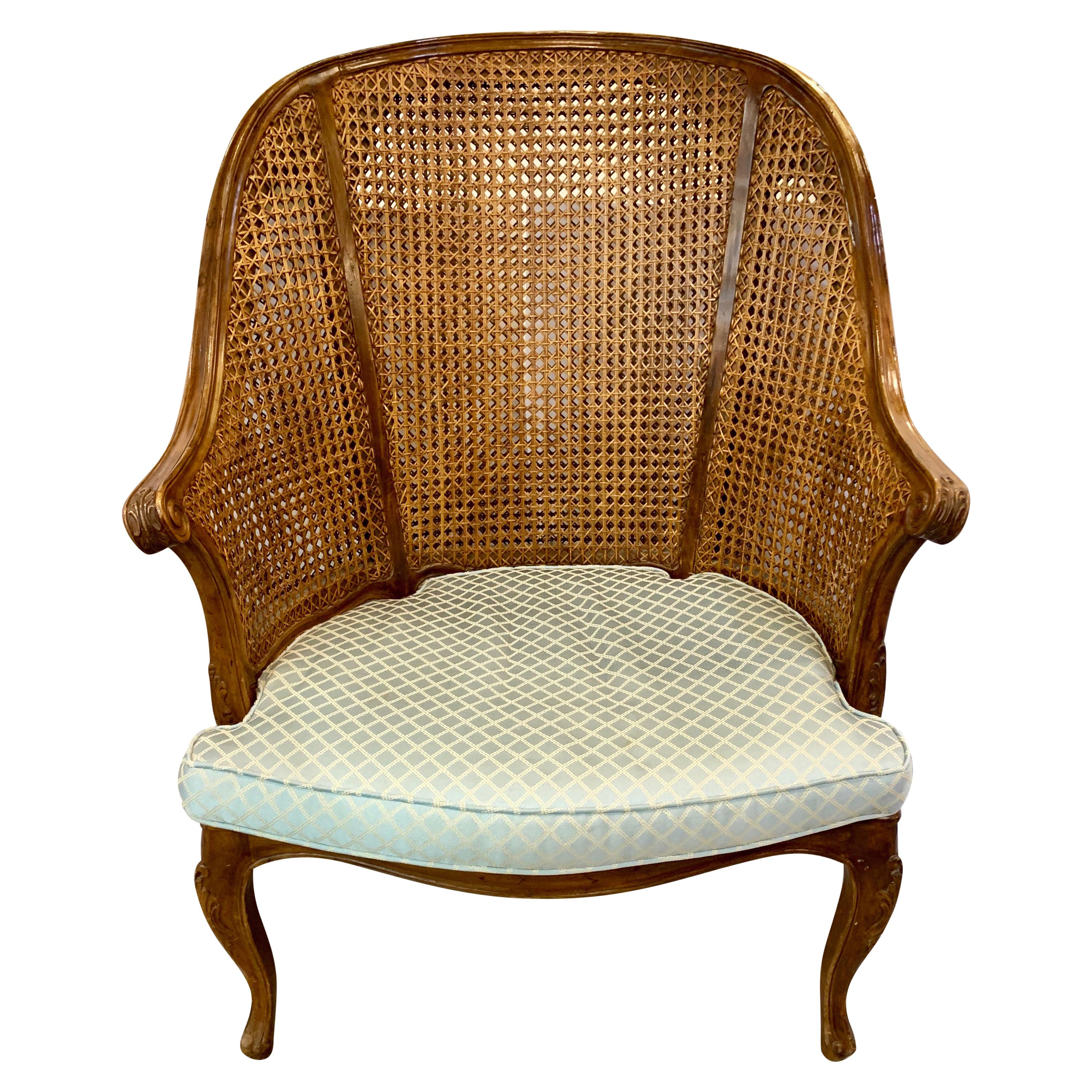 Antique French Cane Chair