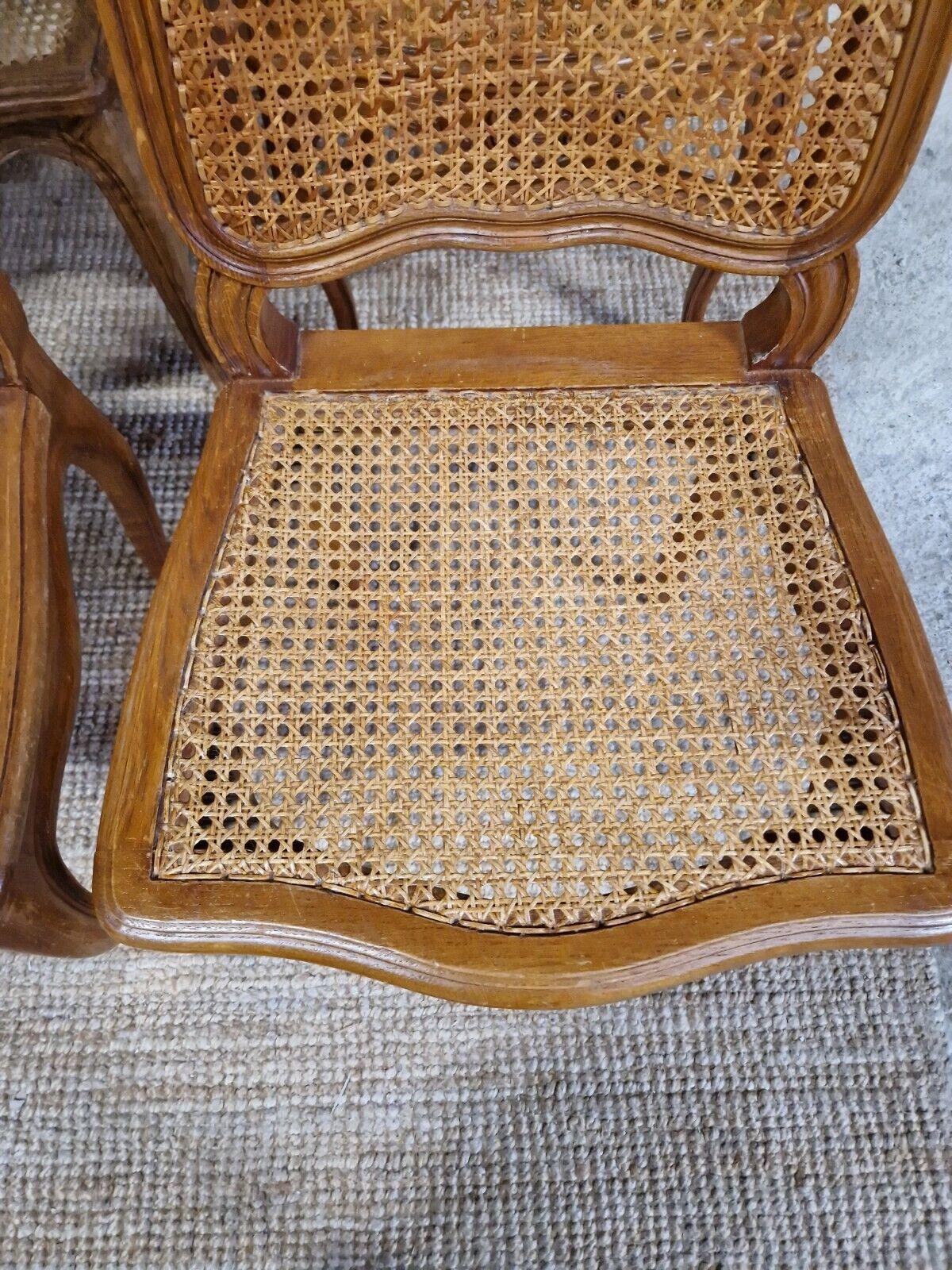 Antique French Cane Dining Chairs Suite of 10 1