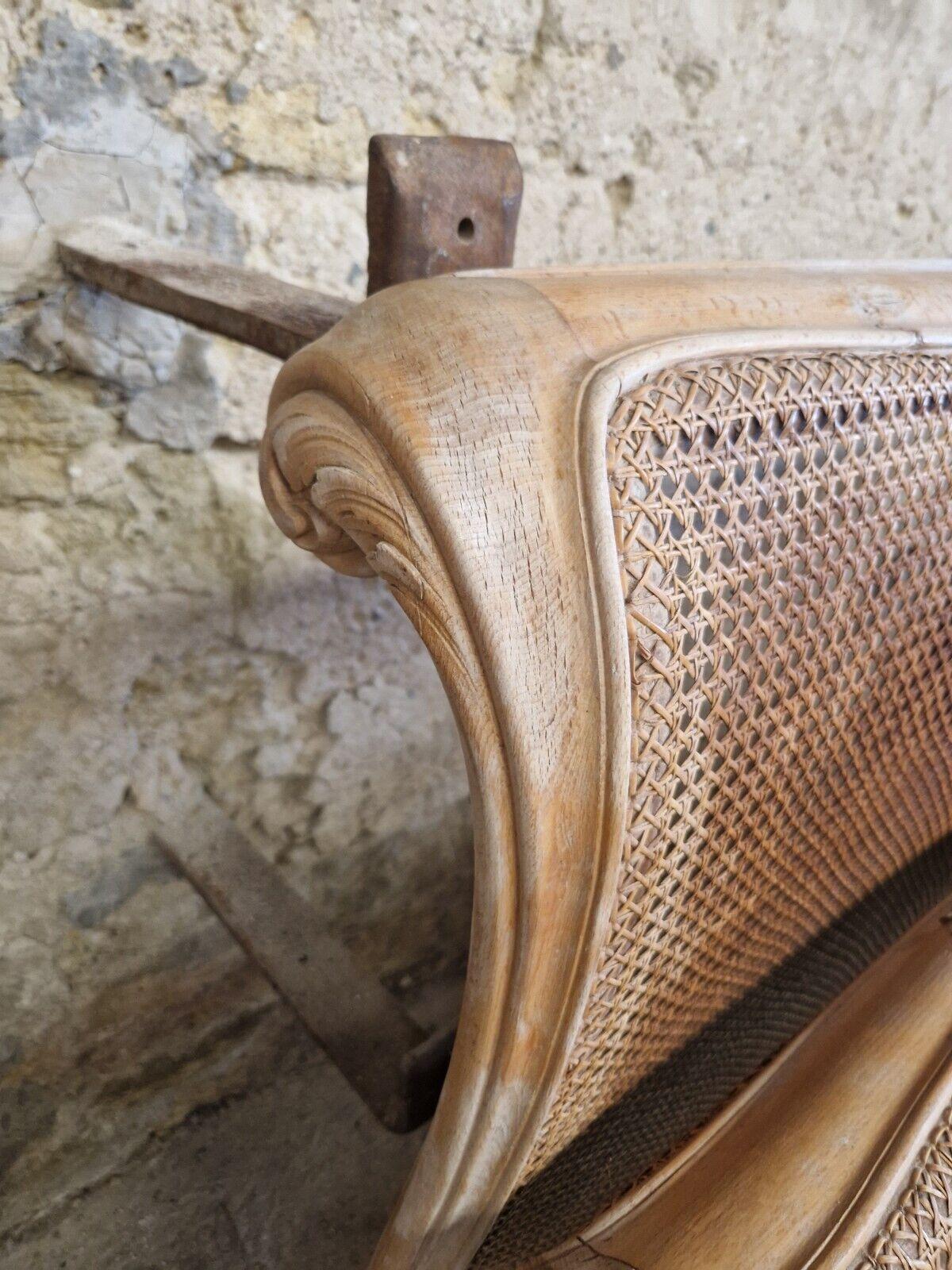 Ancien lit de traîneau français Louis XV 4
