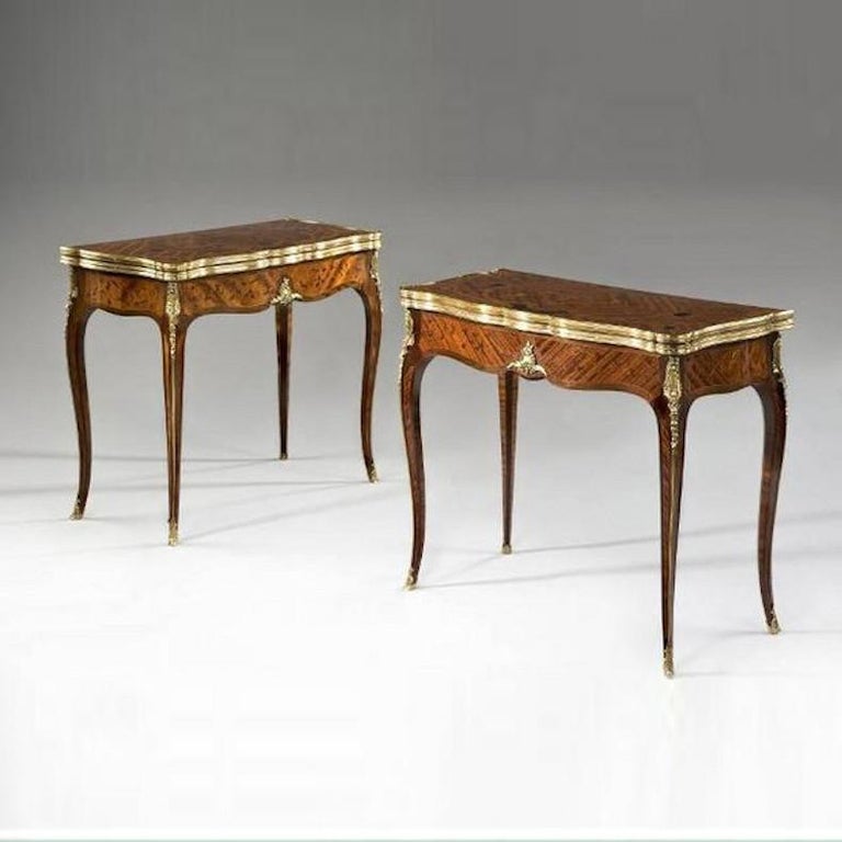19th Century Antique French Card Tables