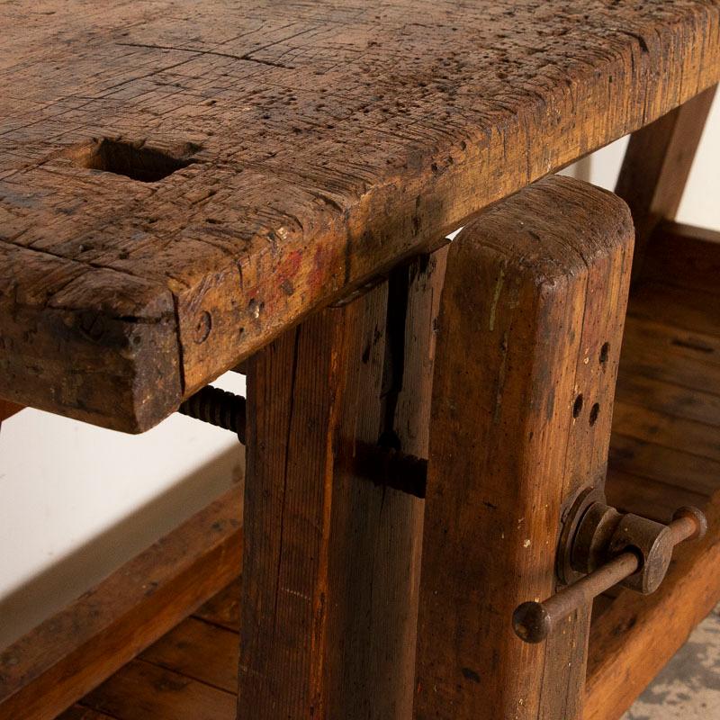 19th Century Antique French Carpenter's Work Table