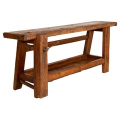 Antique French Carpenter's Work Table