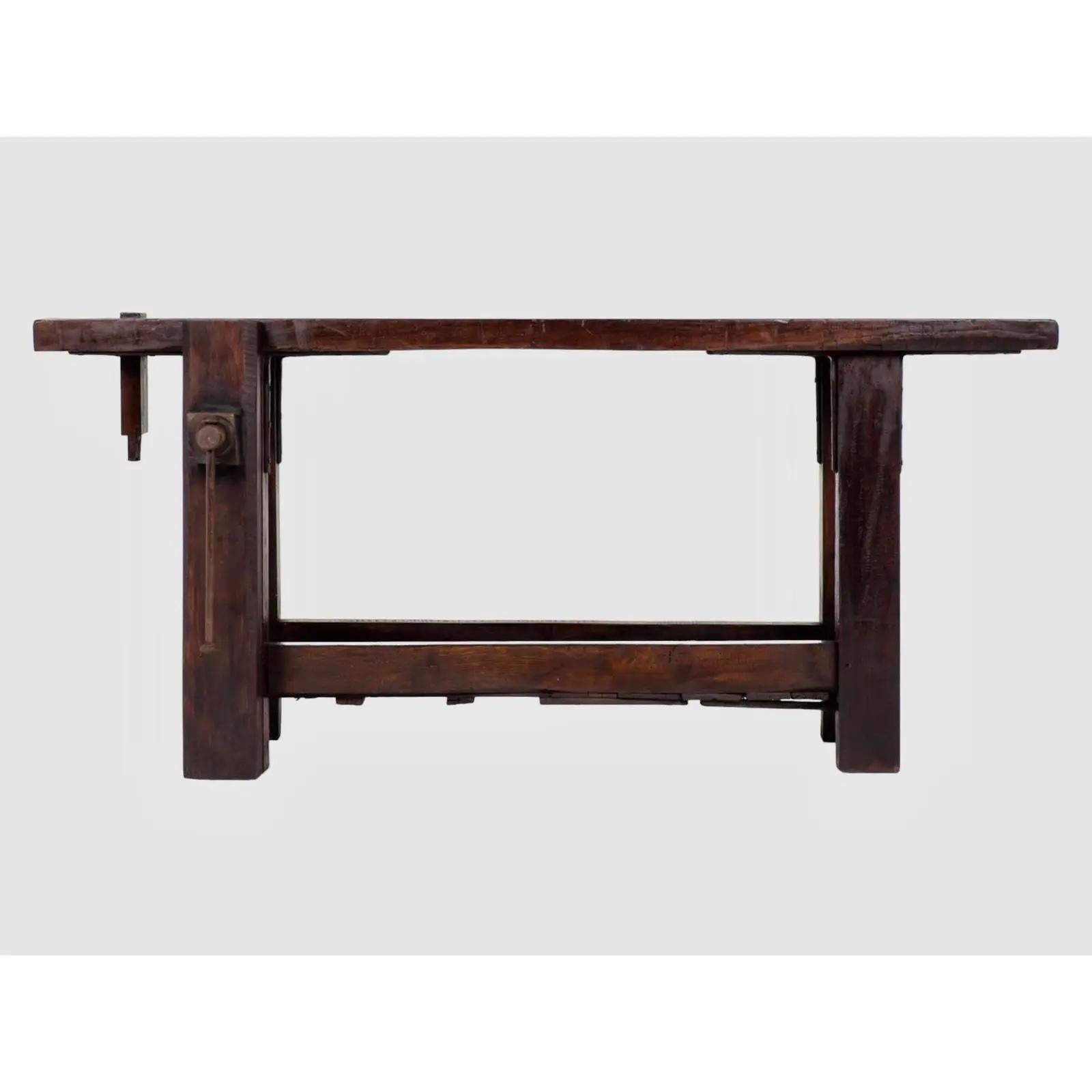 Antique French Carpenter's Workbench (Französisch) im Angebot