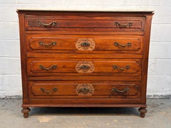 Antique French Carved Commode w/ Marble Top