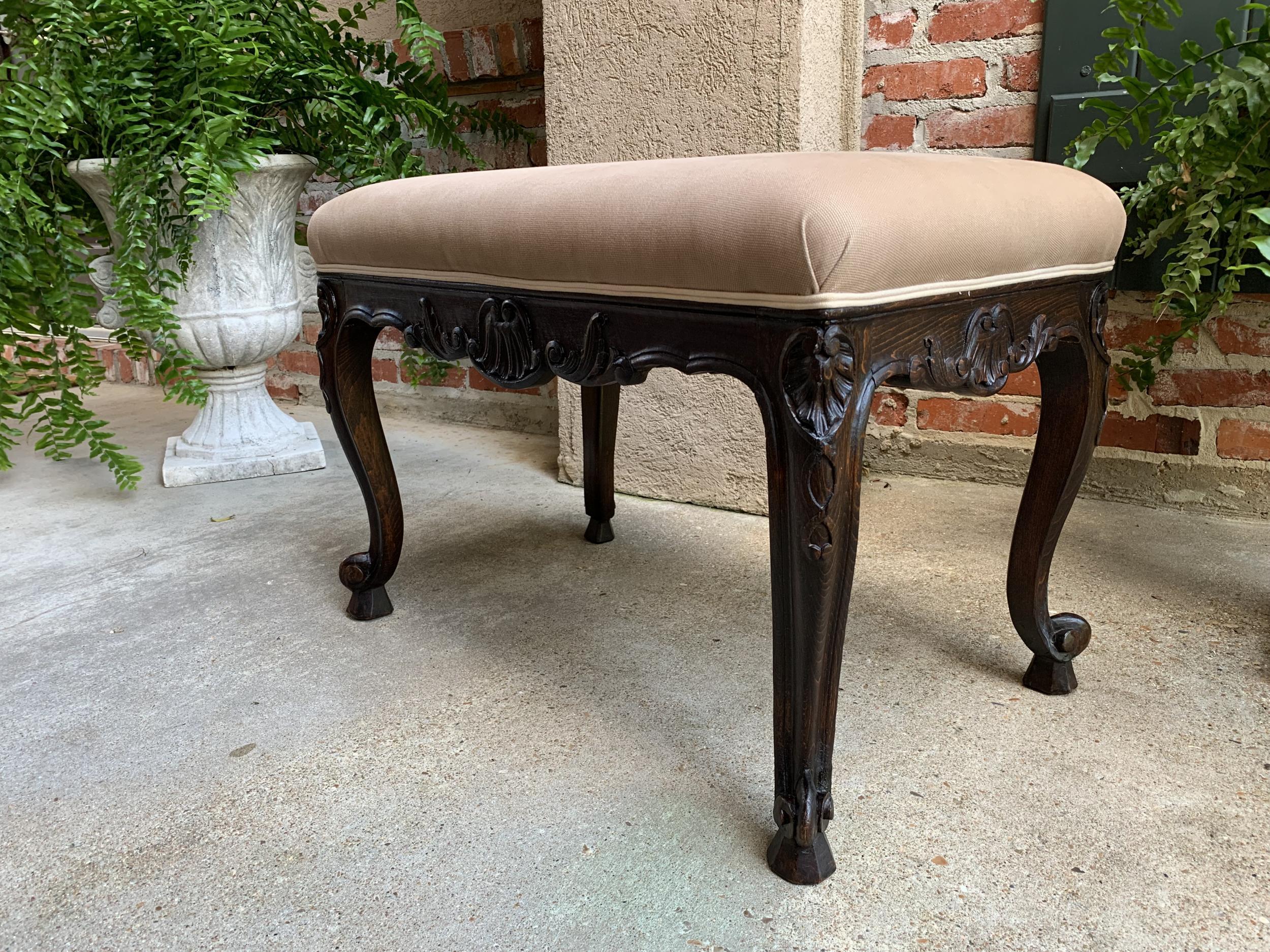 antique stools and benches