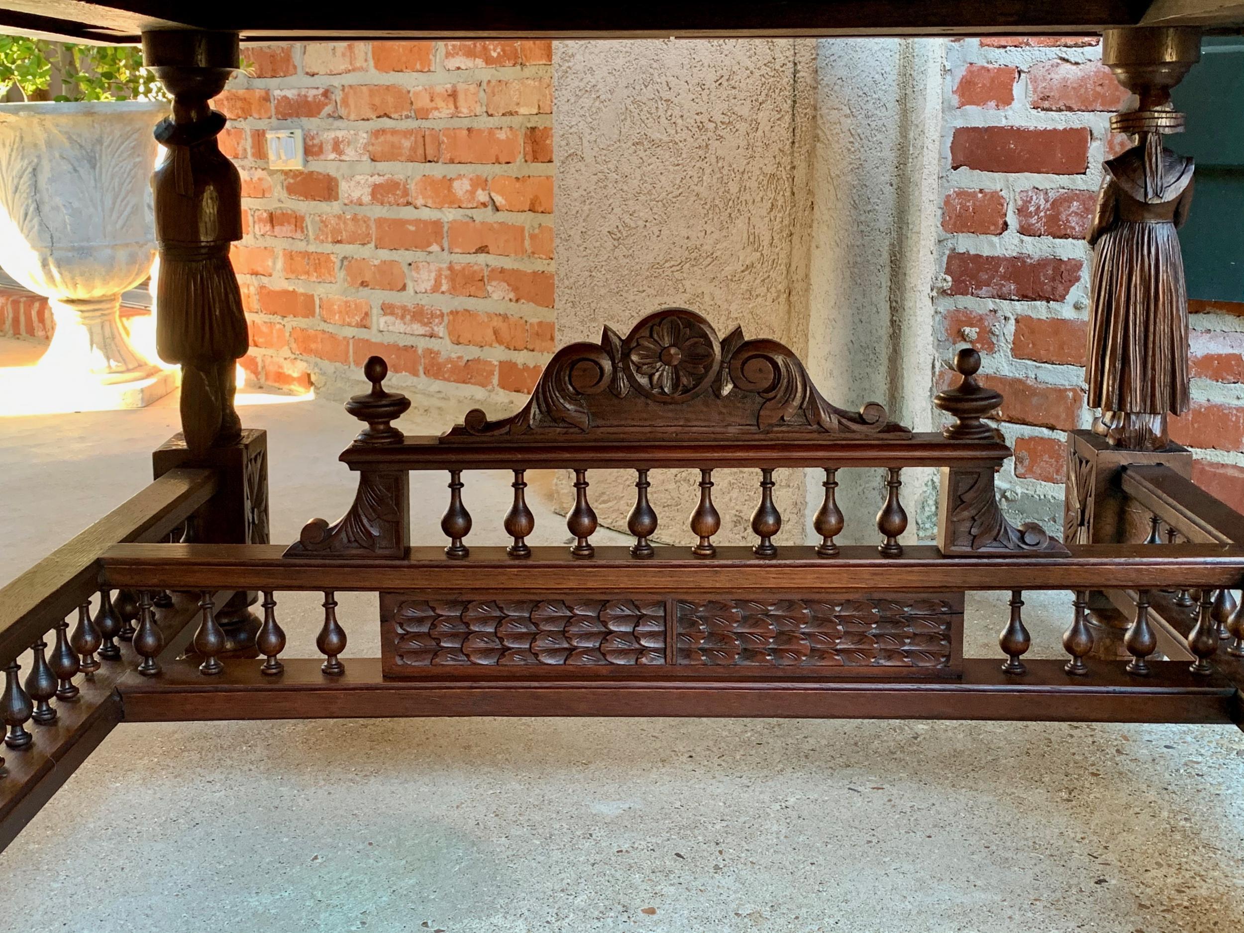 table carree ancienne bois