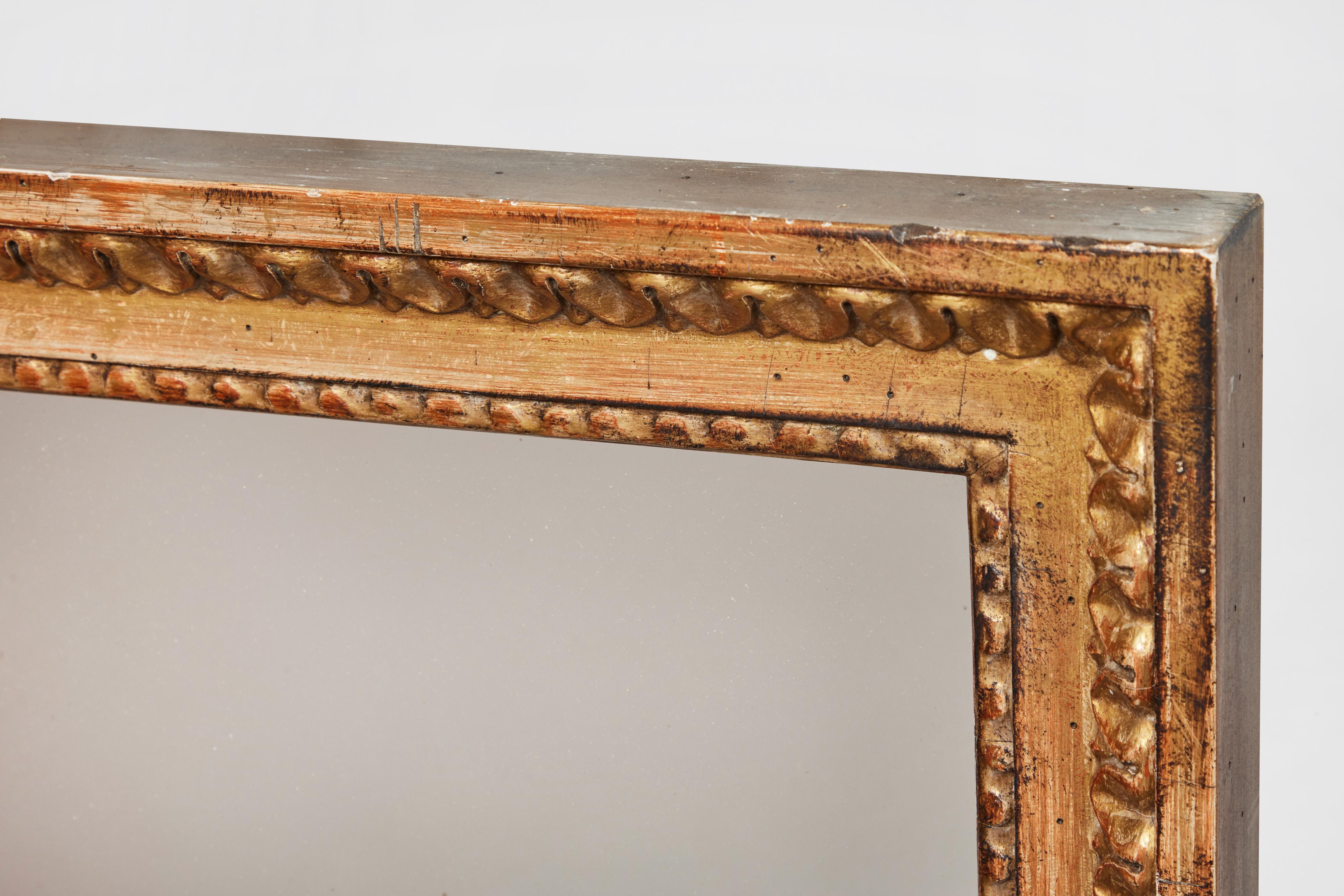 Beaux Arts Antique French Carved Gilt Wall Mirror from Pierre Deux