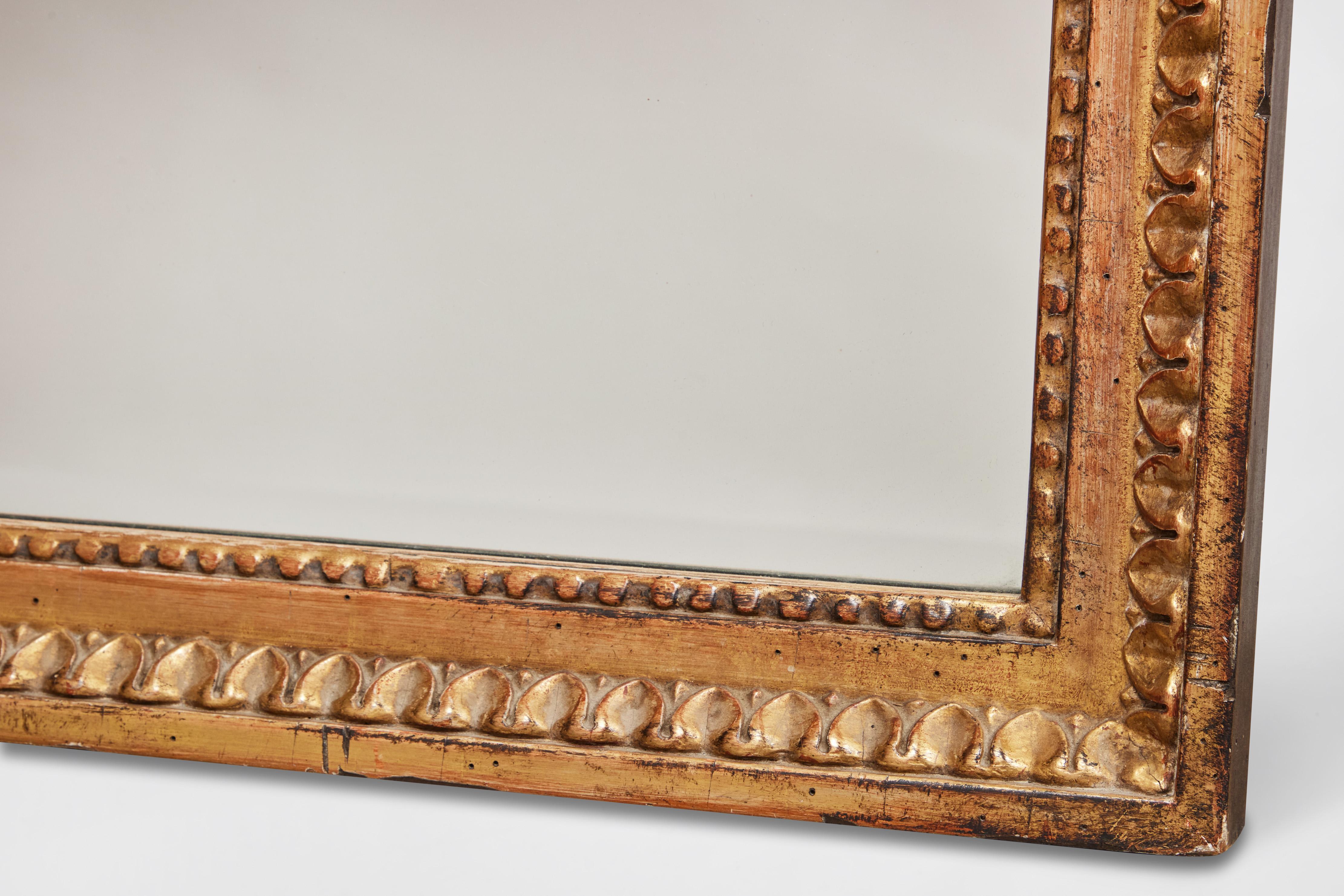 20th Century Antique French Carved Gilt Wall Mirror from Pierre Deux